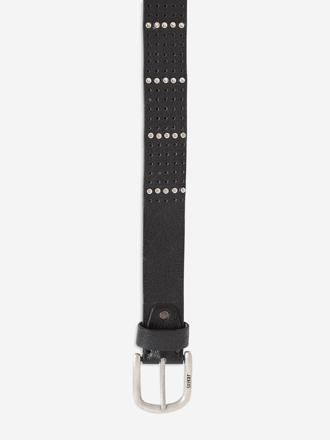 Spykar Men Black Leather Belt