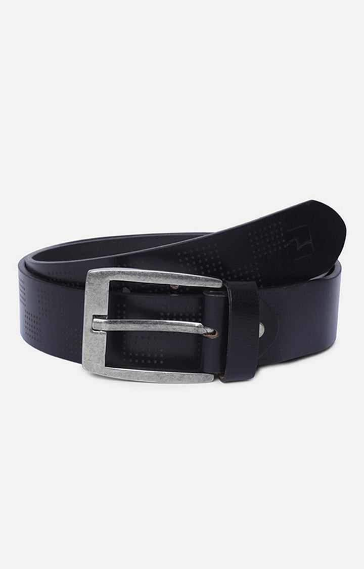 Spykar Black Belt (L) & Occult White Perfume Combo