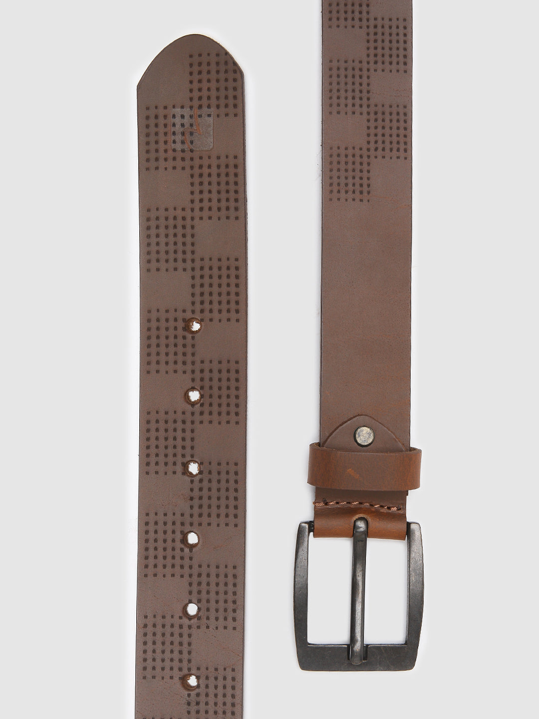 Spykar Brown Genuine Leather Belt