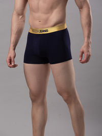 Underjeans By Spykar Men Premium Navy Cotton Blend Trunk