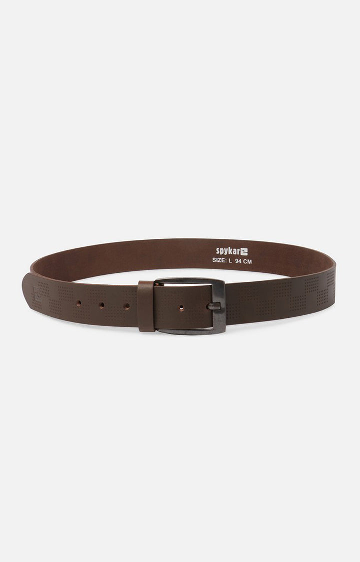 Spykar Brown Genuine Leather Belt