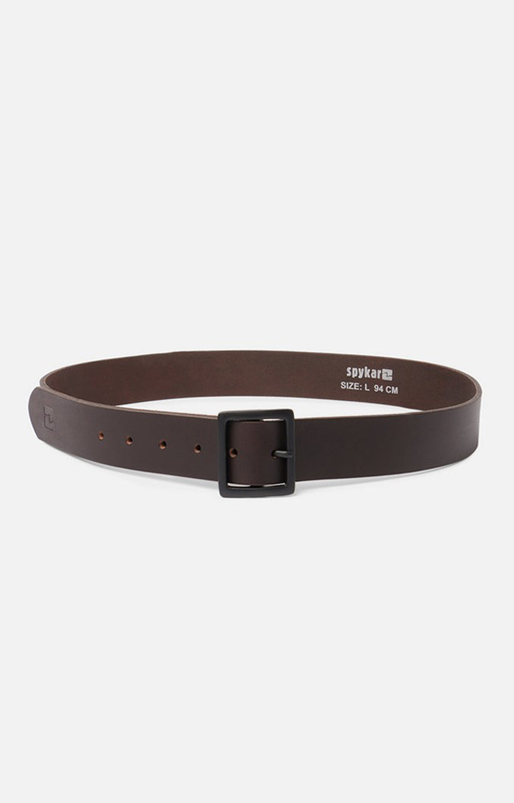 Spykar Men Brown Genuine Leather Belt