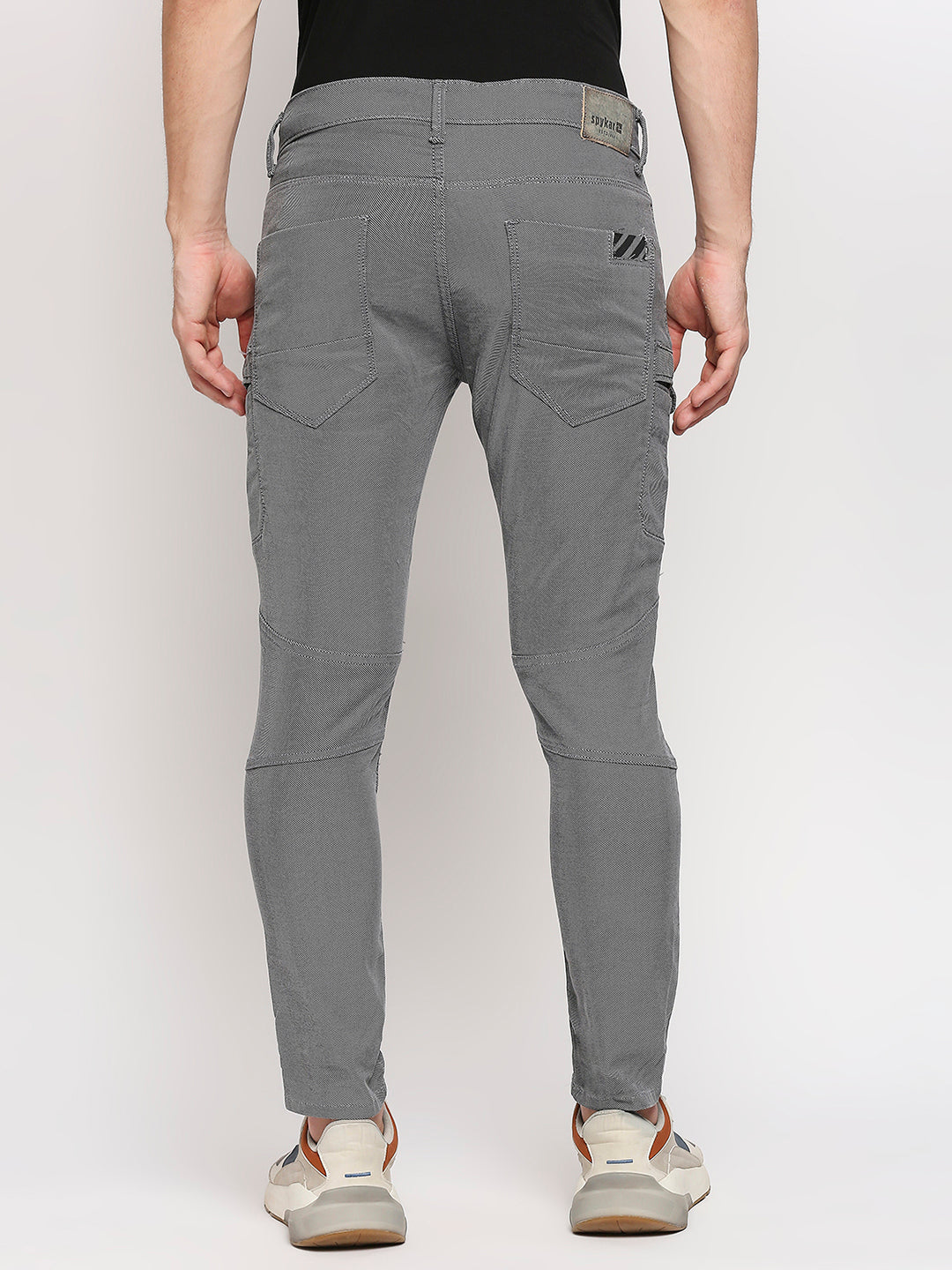 Spykar Men Grey Solid Slim Mid-Rise Jeans (Kano)