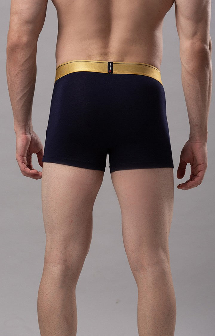 Underjeans By Spykar Men Navy Blue Trunks