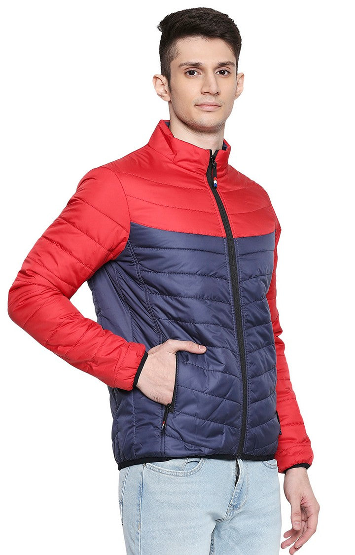 Spykar Red Polyester Regular Fit Jacket For Men