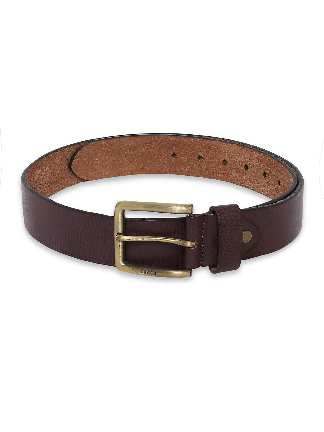 Spykar Red Genuine Leather Belt