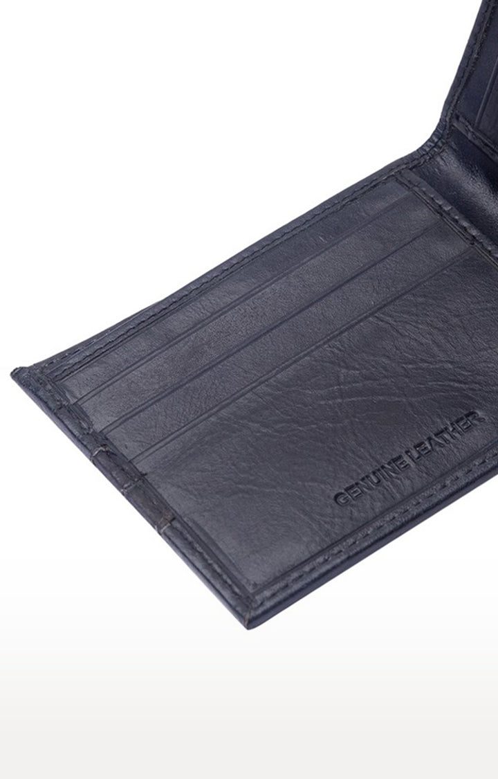 Spykar Men Grey Genuine Leather Wallet