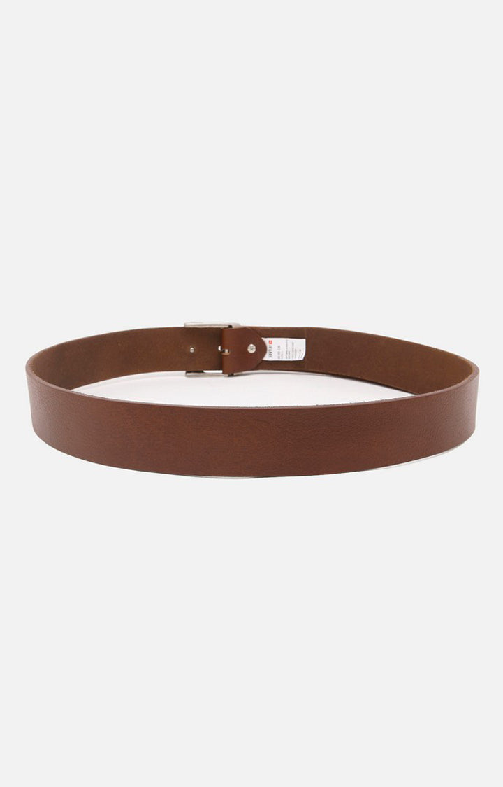 Spykar Men Brown Genuine Leather Belt